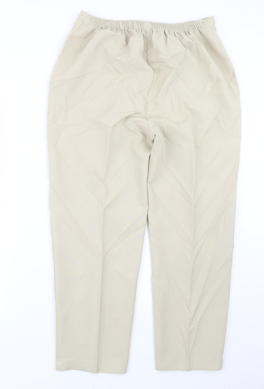 Womens UK Size 14 slimma Regular Fit  Ivory Trousers