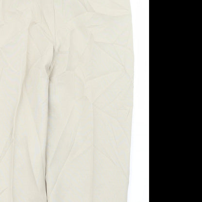 Womens UK Size 14 slimma Regular Fit  Ivory Trousers