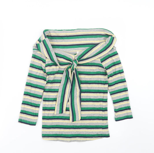 Womens UK Size 8 River Island Green Pullover Jumper