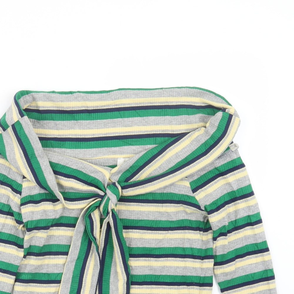 Womens UK Size 8 River Island Green Pullover Jumper