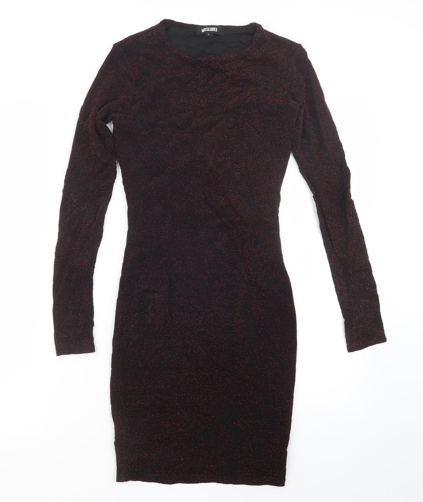 Missguided Womens Red   T-Shirt Dress  Size 4