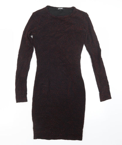 Missguided Womens Red   T-Shirt Dress  Size 4