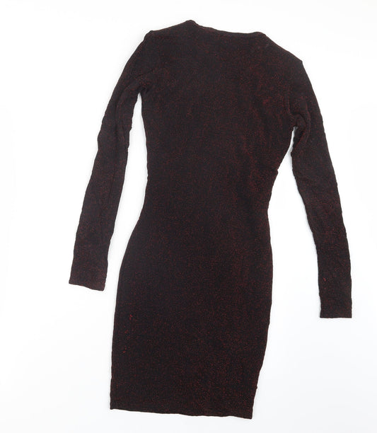 Missguided Womens Red   T-Shirt Dress  Size 4