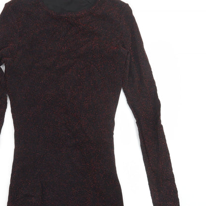 Missguided Womens Red   T-Shirt Dress  Size 4