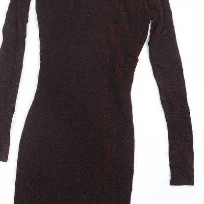 Missguided Womens Red   T-Shirt Dress  Size 4