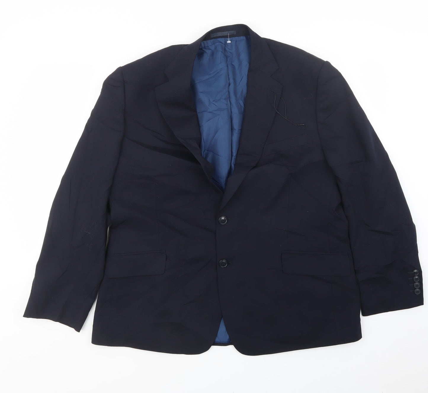Mens UK Size 42 Marks and Spencer Regular Blue Suit Jacket