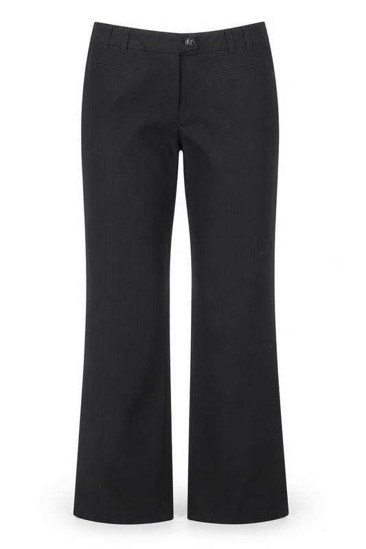 Womens UK Size 31 in River Island Regular Fit  Black Trousers