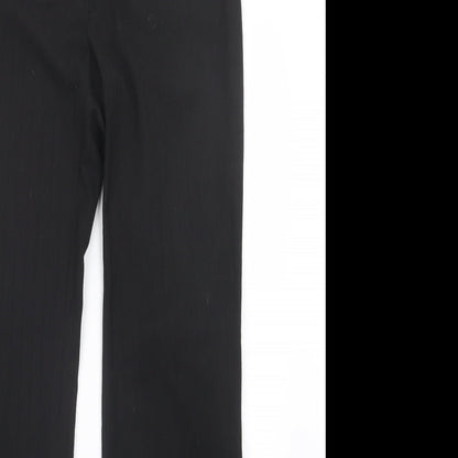 Womens UK Size 31 in River Island Regular Fit  Black Trousers