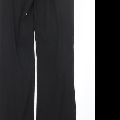 Womens UK Size 31 in River Island Regular Fit  Black Trousers