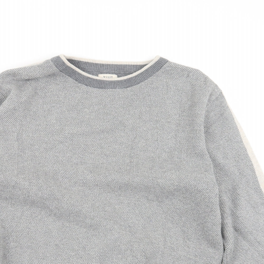 Matalan Mens Grey  Knit Pullover Jumper Size M