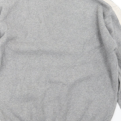 Matalan Mens Grey  Knit Pullover Jumper Size M