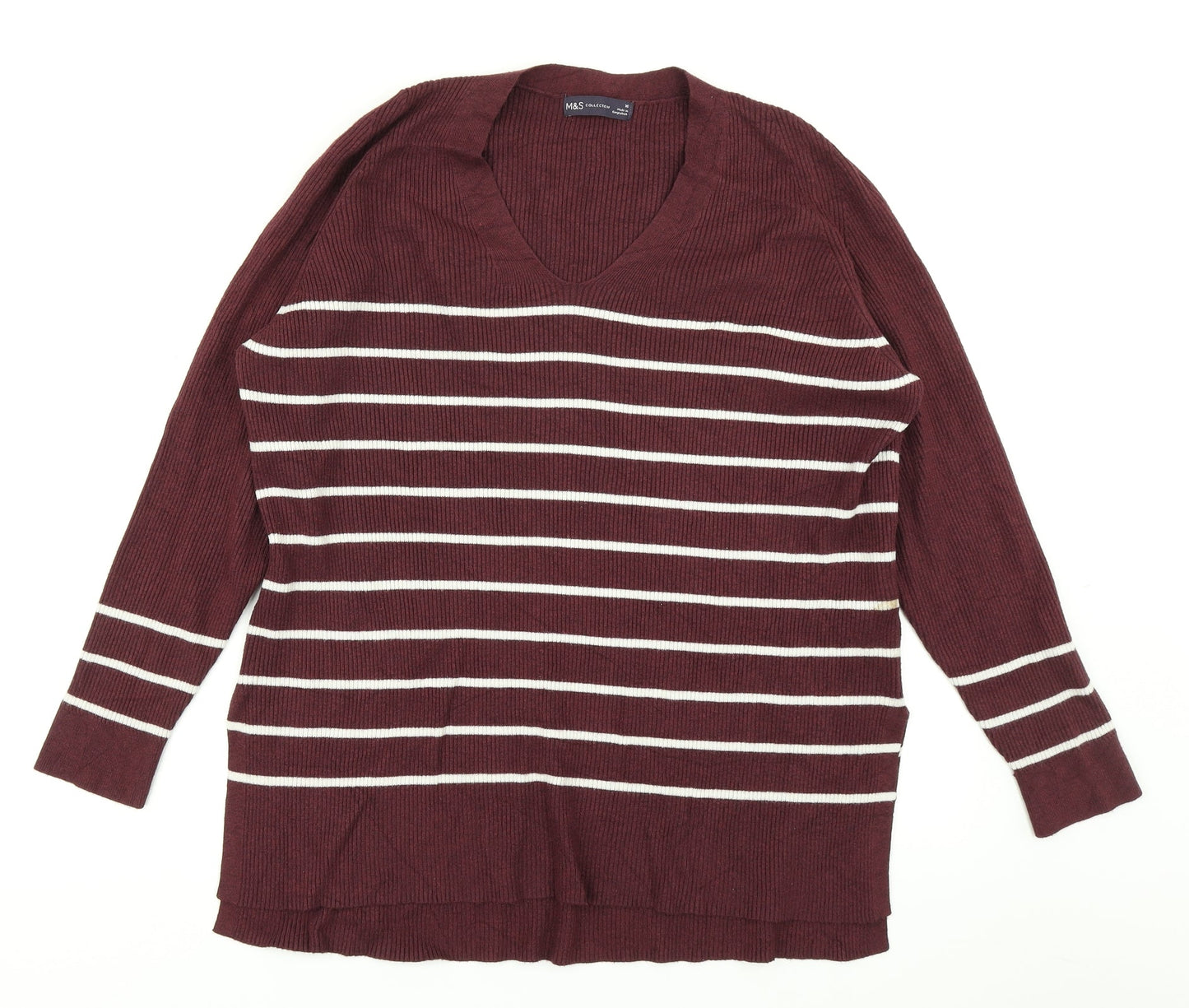 Womens UK Size 16 M&S Collection Purple Pullover Jumper