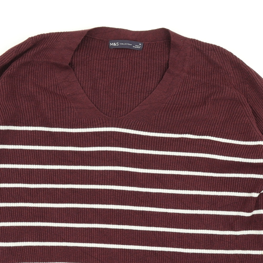 Womens UK Size 16 M&S Collection Purple Pullover Jumper