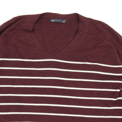 Womens UK Size 16 M&S Collection Purple Pullover Jumper