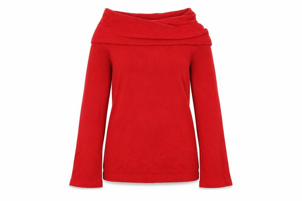 Womens UK Size 8 Marks & Spencer Red Pullover Jumper