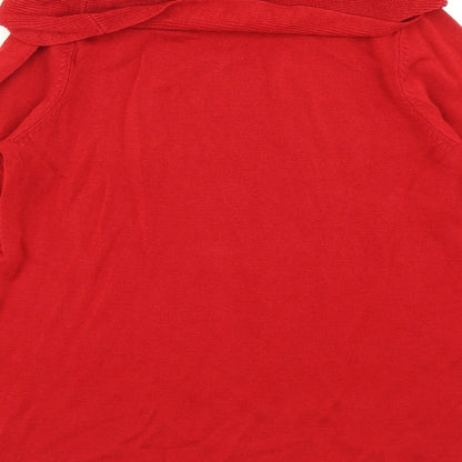 Womens UK Size 8 Marks & Spencer Red Pullover Jumper