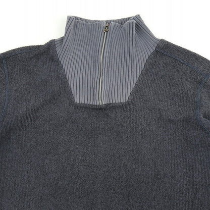 New Man Mens Blue  Knit Pullover Jumper Size M