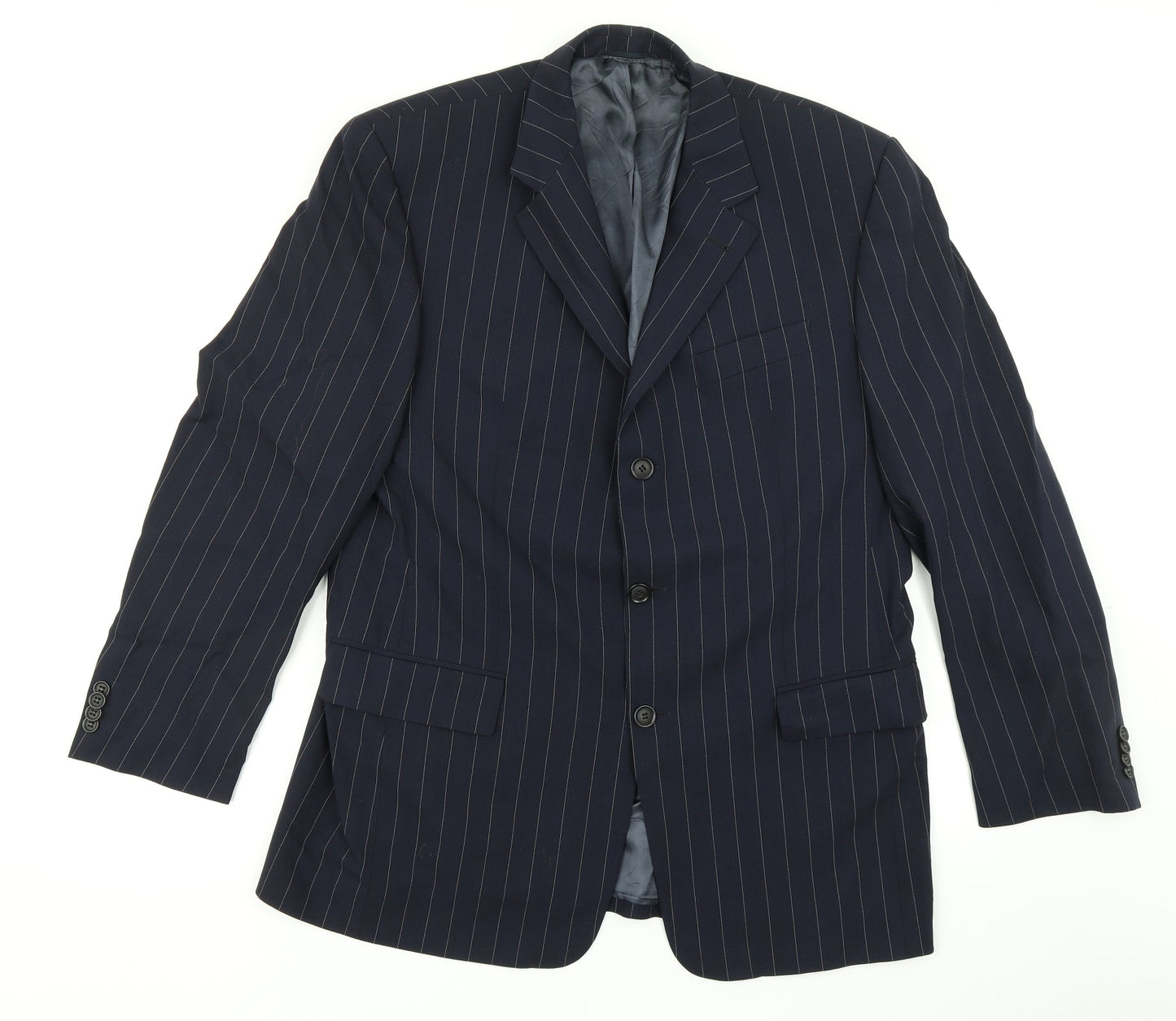 Mens UK Size 38 Carl Gross Regular Black Suit Jacket