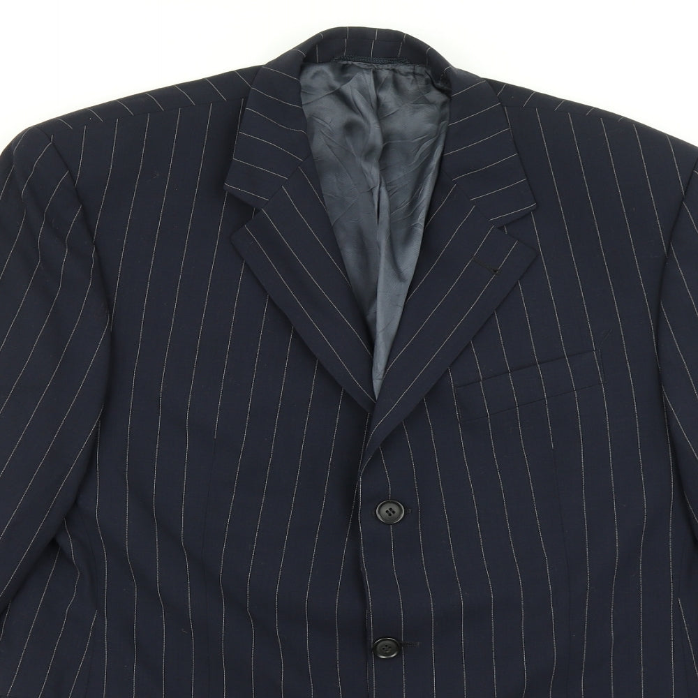 Mens UK Size 38 Carl Gross Regular Black Suit Jacket