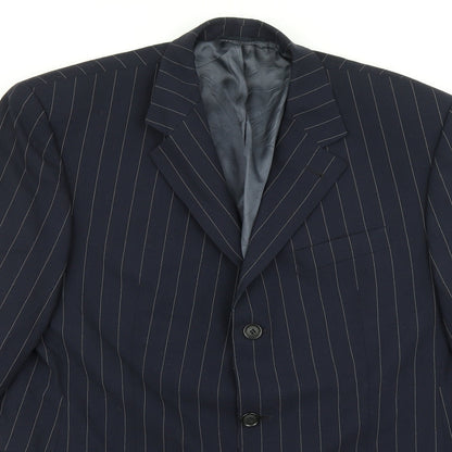 Mens UK Size 38 Carl Gross Regular Black Suit Jacket