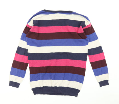 Womens UK Size XS Divided Purple Pullover Jumper