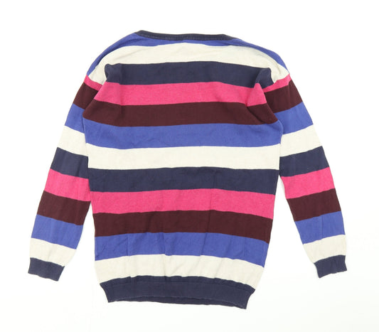 Womens UK Size XS Divided Purple Pullover Jumper