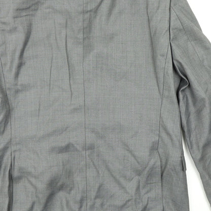Mens UK Size 40 Peter Werth Regular Grey Suit Jacket