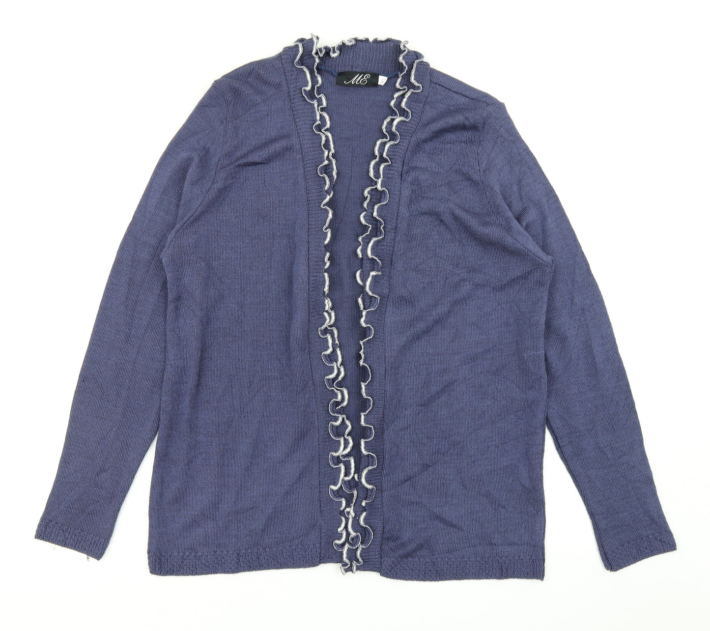 Womens UK Size M ME Blue Cardigan Jumper