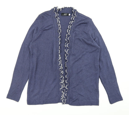 Womens UK Size M ME Blue Cardigan Jumper