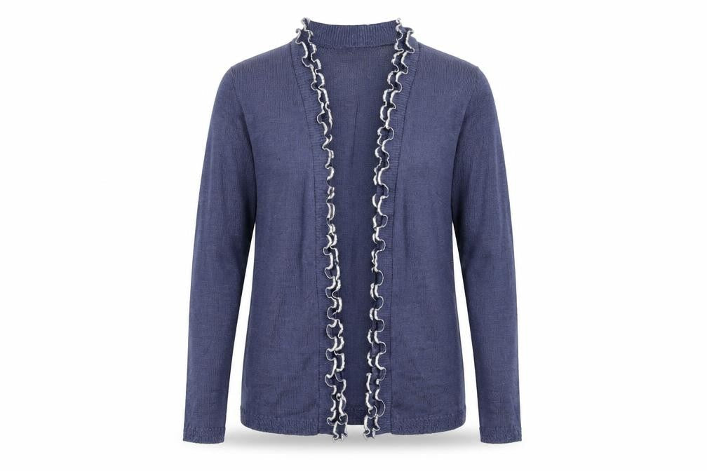 Womens UK Size M ME Blue Cardigan Jumper