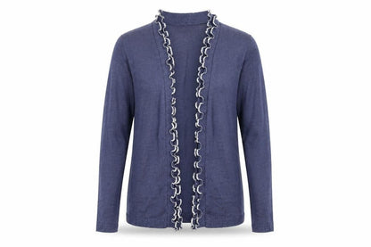 Womens UK Size M ME Blue Cardigan Jumper