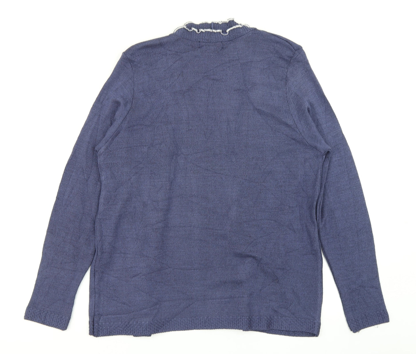 Womens UK Size M ME Blue Cardigan Jumper