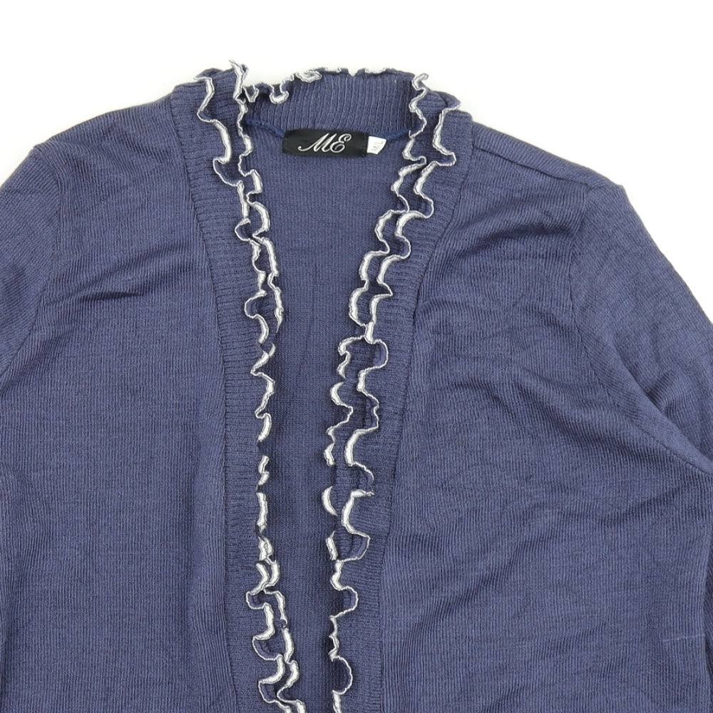 Womens UK Size M ME Blue Cardigan Jumper