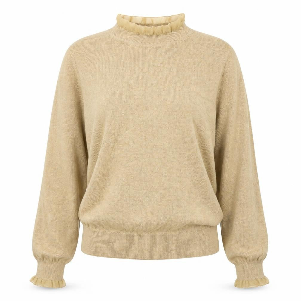 Next Womens Brown  Knit Pullover Jumper Size M