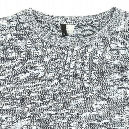 Womens UK Size M Divided Blue Pullover Jumper