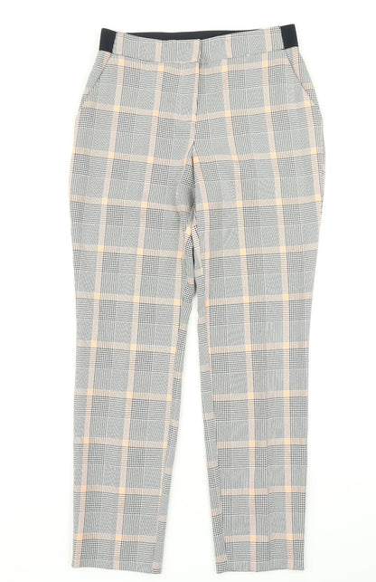 Prmark Womens Blue Plaid  Dress Pants Trousers Size 6 L26 in