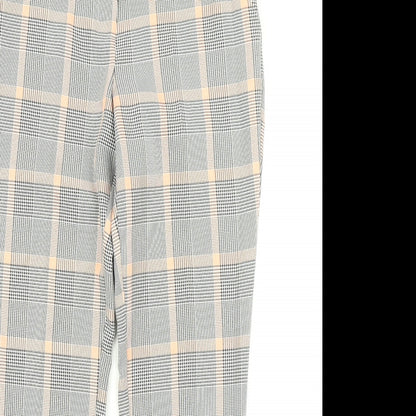 Prmark Womens Blue Plaid  Dress Pants Trousers Size 6 L26 in
