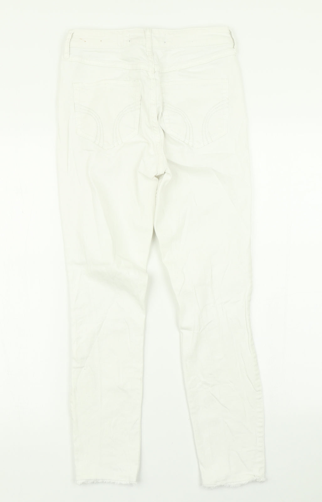 Hollister Womens White  Denim Skinny Jeans Size 27 in L25 in