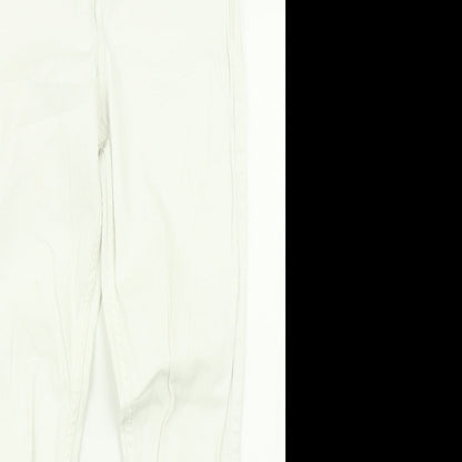 Hollister Womens White  Denim Skinny Jeans Size 27 in L25 in