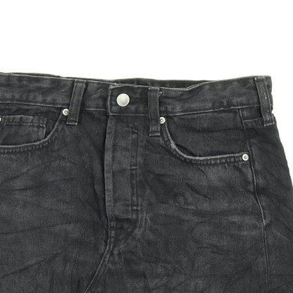 H&M Womens Black  Denim A-Line Skirt Size 8