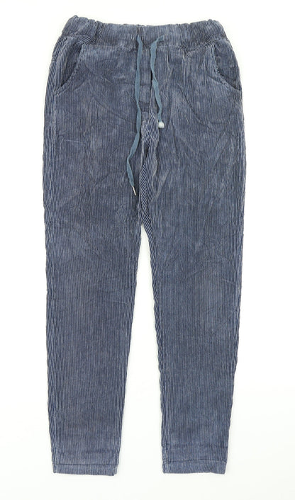 Made In Itlay Womens Blue Striped  Tapered Jeans Size 26 in L26 in
