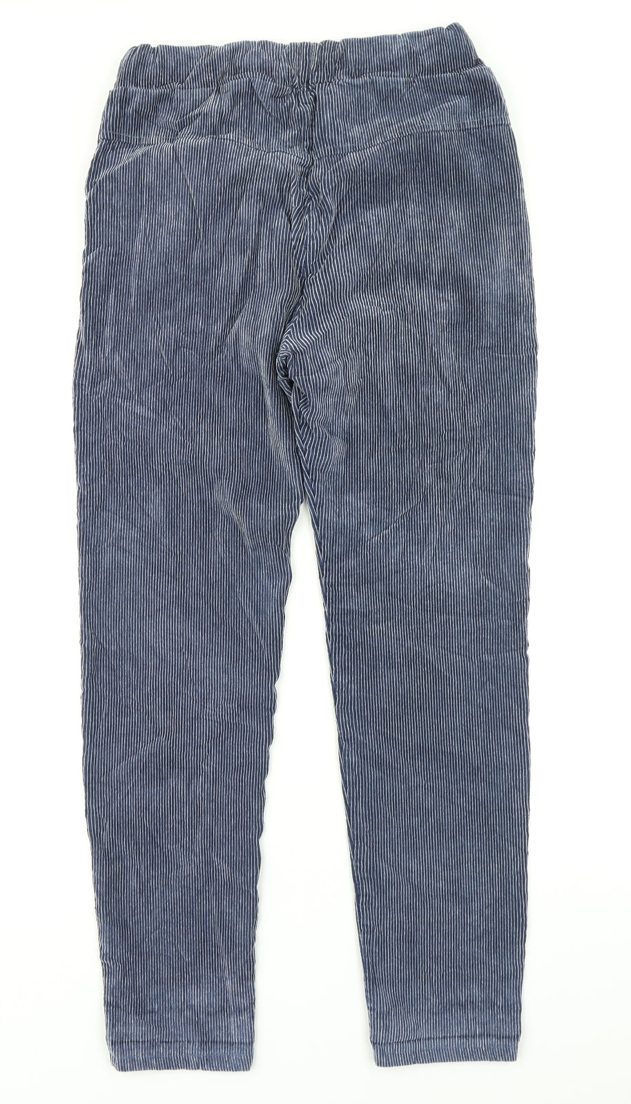 Made In Itlay Womens Blue Striped  Tapered Jeans Size 26 in L26 in