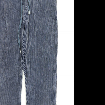 Made In Itlay Womens Blue Striped  Tapered Jeans Size 26 in L26 in