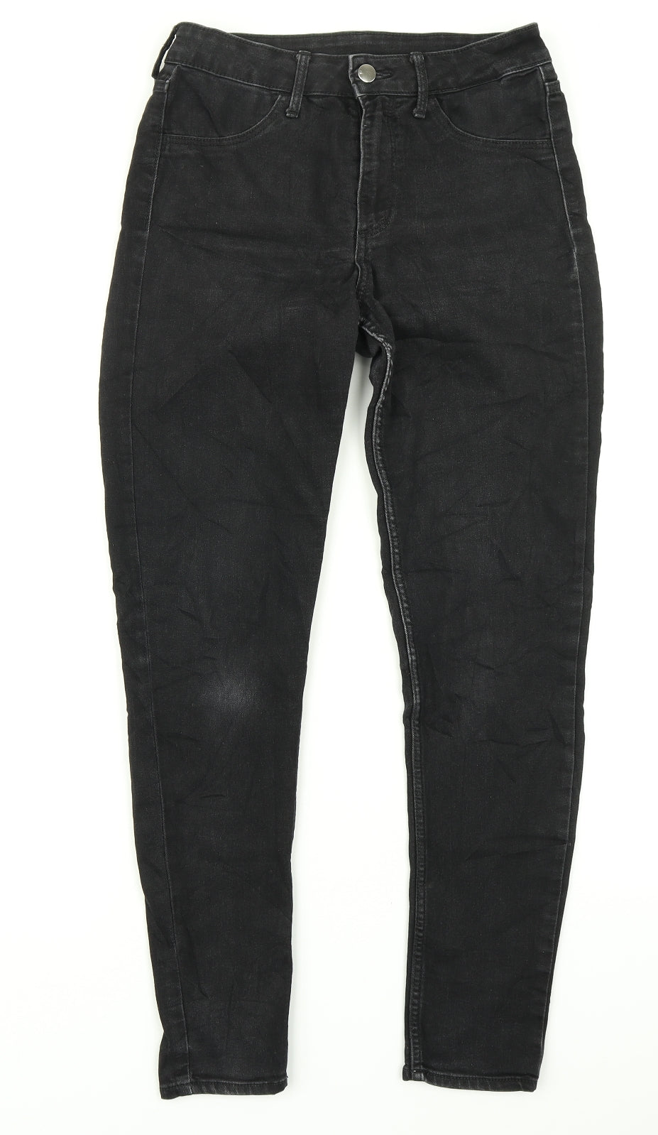 &Denim Womens Black  Denim Skinny Jeans Size 28 in L27 in