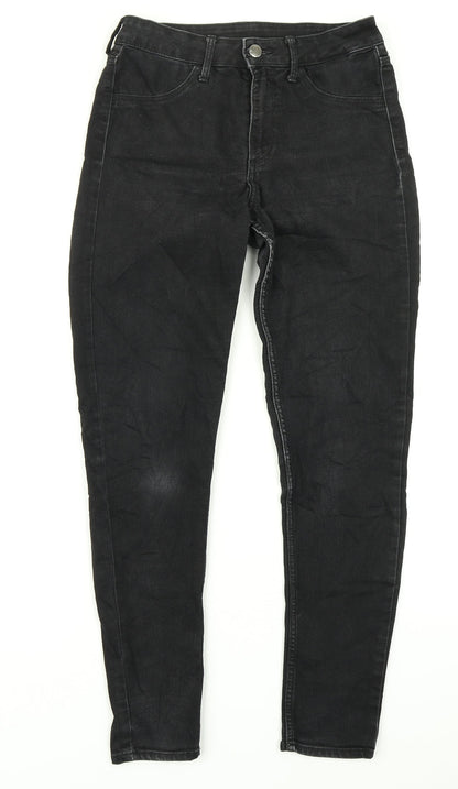 &Denim Womens Black  Denim Skinny Jeans Size 28 in L27 in