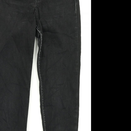 &Denim Womens Black  Denim Skinny Jeans Size 28 in L27 in