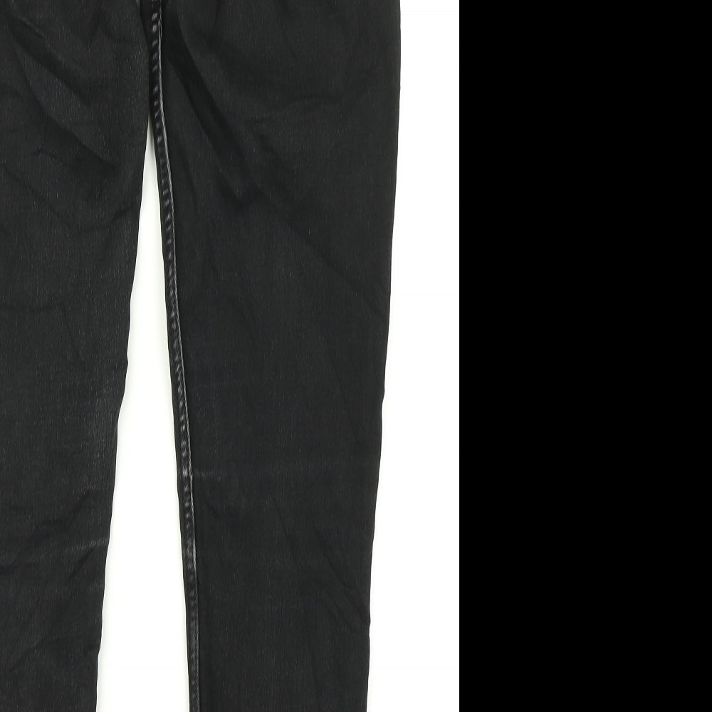&Denim Womens Black  Denim Skinny Jeans Size 28 in L27 in
