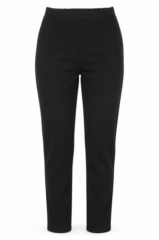 Womens UK Size 10 Boohoo Regular Fit Dress Pants Black Trousers