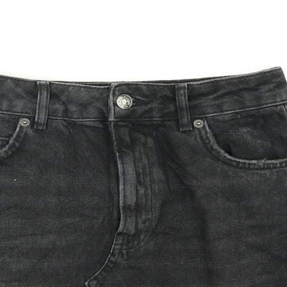 Womens UK Size 8 Topshop A-Line Denim Skirt