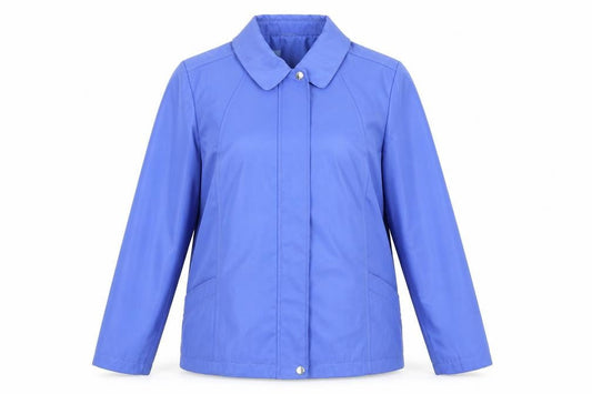 Bonmarché Womens Blue Rain Coat Coat Size M